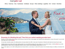 Tablet Screenshot of marryabroad.co.uk